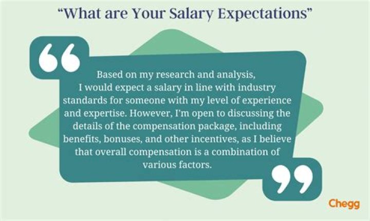 How do you justify salary expectations?