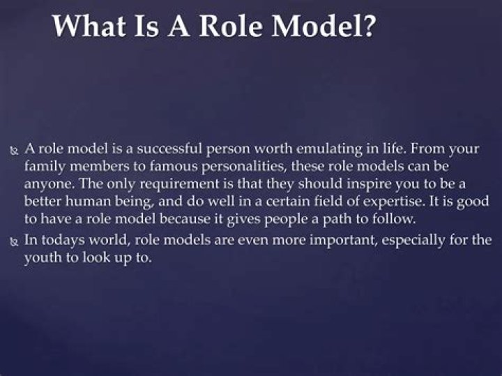 What are negative role models?