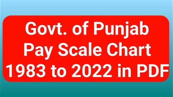 What is Punjab pay scale?